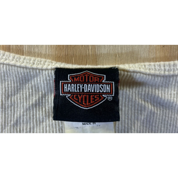 Harley-Davidson Women’s Genuine Ribbed Tank Top Badlands SD White Small - Picture 8 of 8